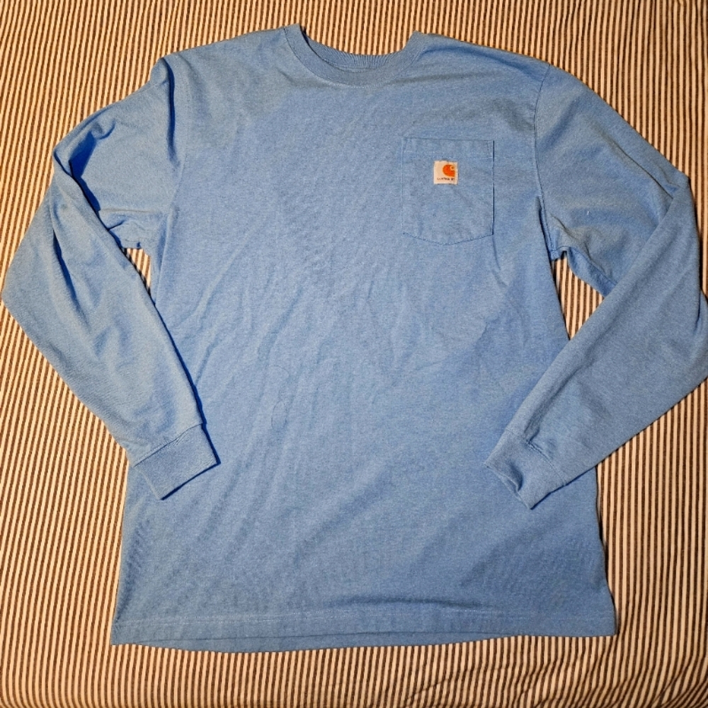 CARHARTT MEN'S LOOSE FIT HEAVYWEIGHT LONG-SLEEVE POCKET T-SHIRT